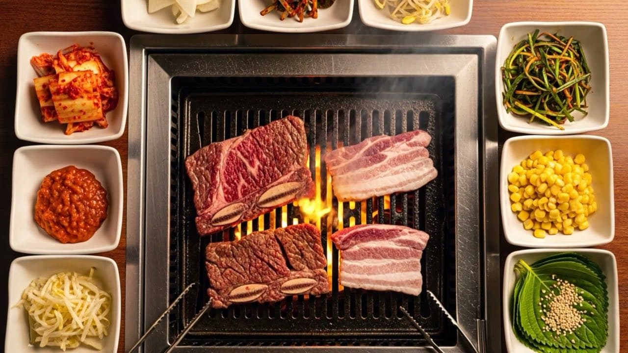 Matjoa House: A Korean BBQ brand site, built by prompt
